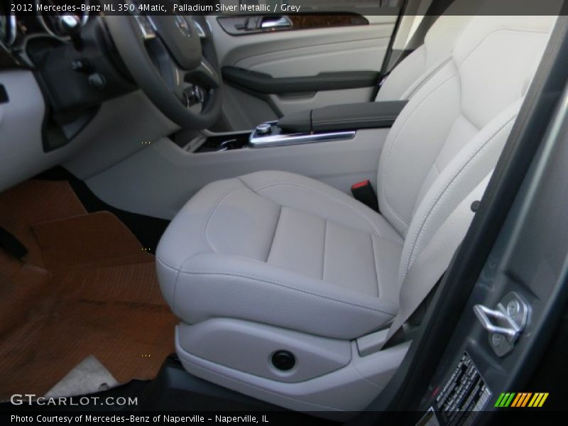 Palladium Silver Metallic / Grey 2012 Mercedes-Benz ML 350 4Matic
