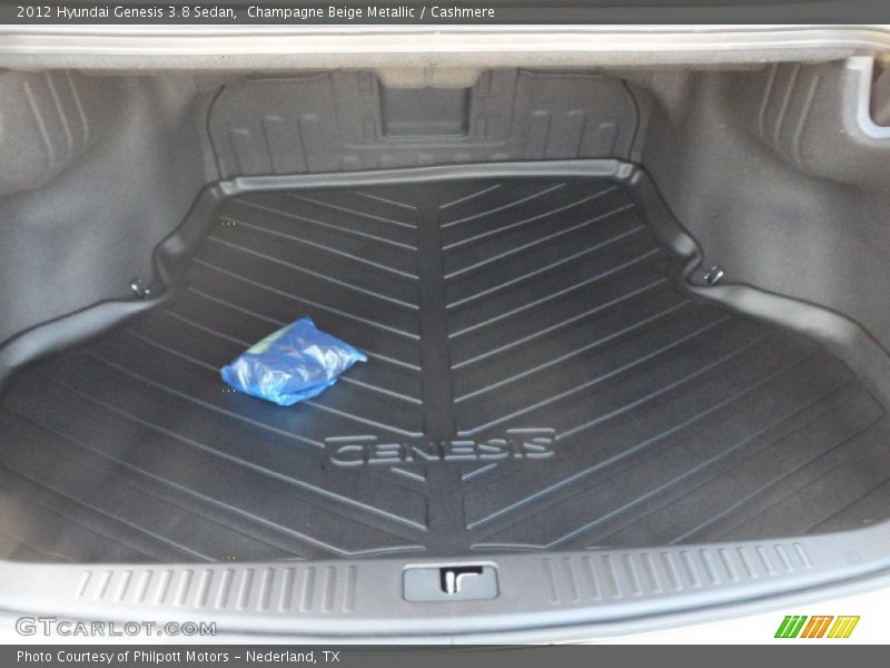 Champagne Beige Metallic / Cashmere 2012 Hyundai Genesis 3.8 Sedan