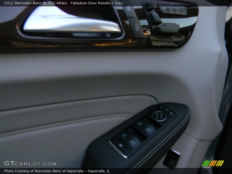 Palladium Silver Metallic / Grey 2012 Mercedes-Benz ML 350 4Matic