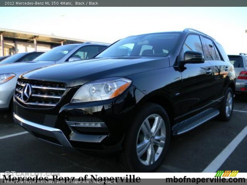 Black / Black 2012 Mercedes-Benz ML 350 4Matic
