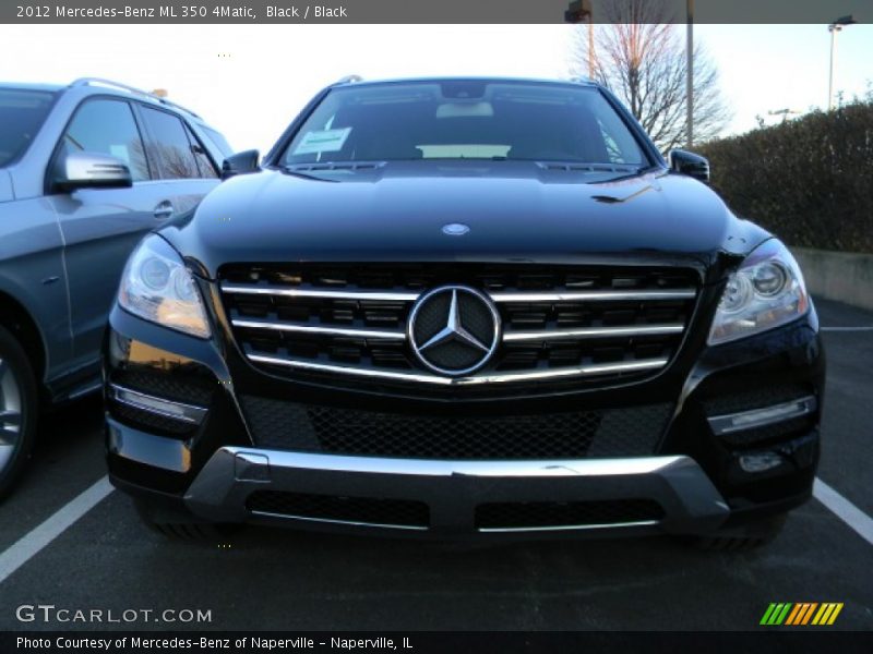 Black / Black 2012 Mercedes-Benz ML 350 4Matic
