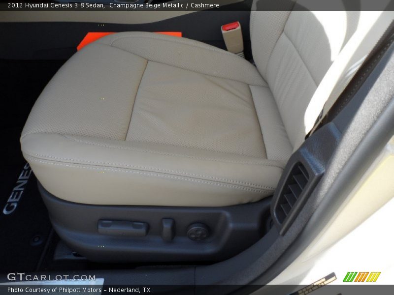 Champagne Beige Metallic / Cashmere 2012 Hyundai Genesis 3.8 Sedan