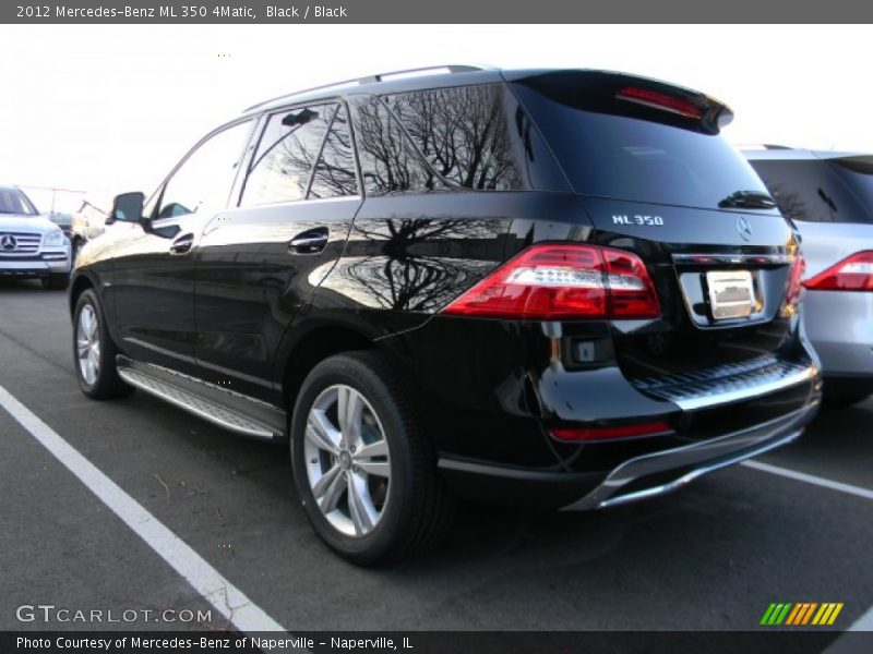 Black / Black 2012 Mercedes-Benz ML 350 4Matic
