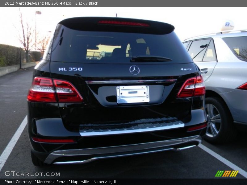 Black / Black 2012 Mercedes-Benz ML 350 4Matic