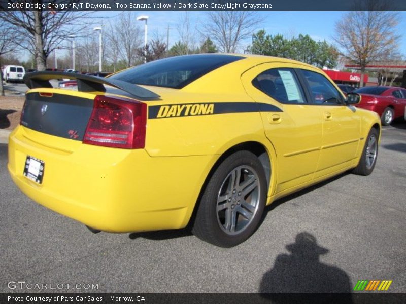 Top Banana Yellow / Dark Slate Gray/Light Graystone 2006 Dodge Charger R/T Daytona