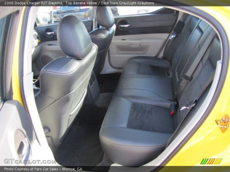 Top Banana Yellow / Dark Slate Gray/Light Graystone 2006 Dodge Charger R/T Daytona