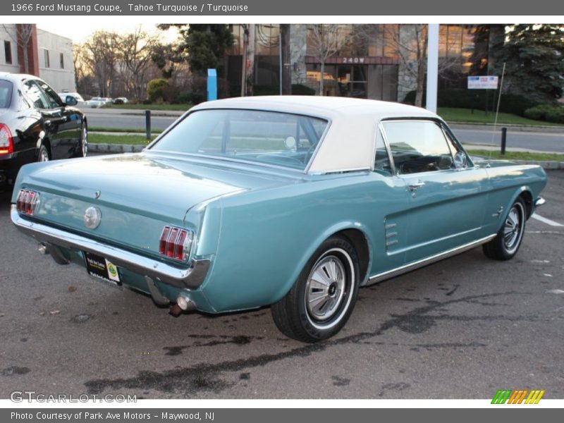 Tahoe Turquoise / Turquoise 1966 Ford Mustang Coupe