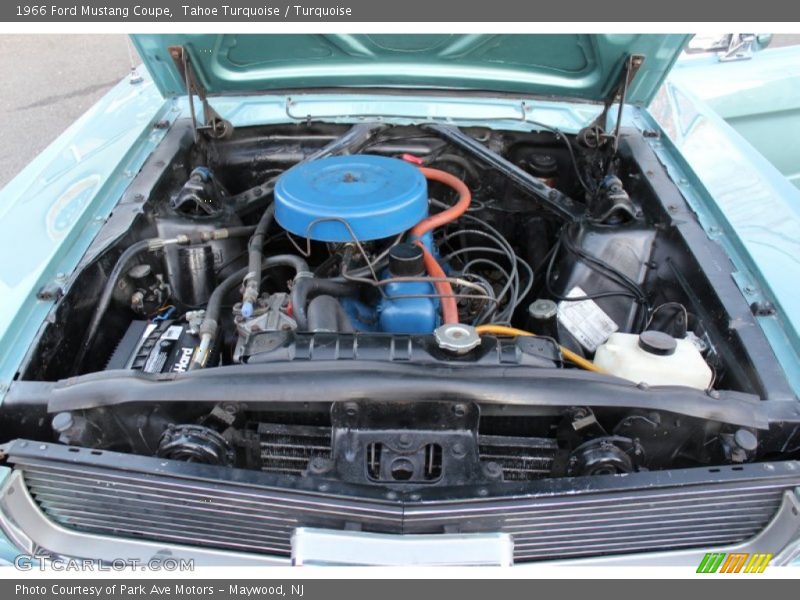 1966 Mustang Coupe Engine - 200 ci. Inline 6 cylinder
