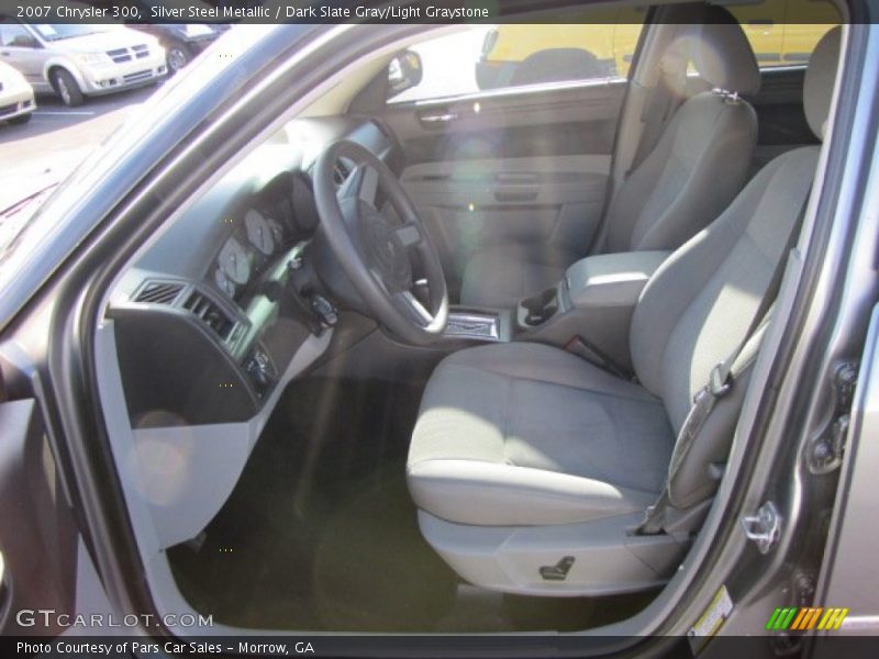 Silver Steel Metallic / Dark Slate Gray/Light Graystone 2007 Chrysler 300