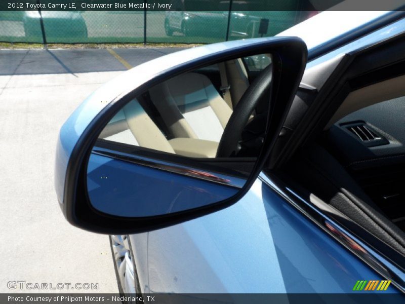 Clearwater Blue Metallic / Ivory 2012 Toyota Camry LE