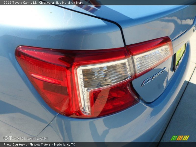 Clearwater Blue Metallic / Ivory 2012 Toyota Camry LE