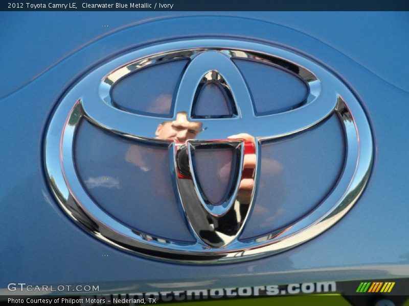 Clearwater Blue Metallic / Ivory 2012 Toyota Camry LE