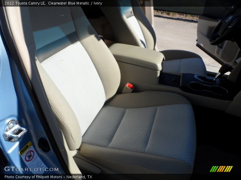 Clearwater Blue Metallic / Ivory 2012 Toyota Camry LE