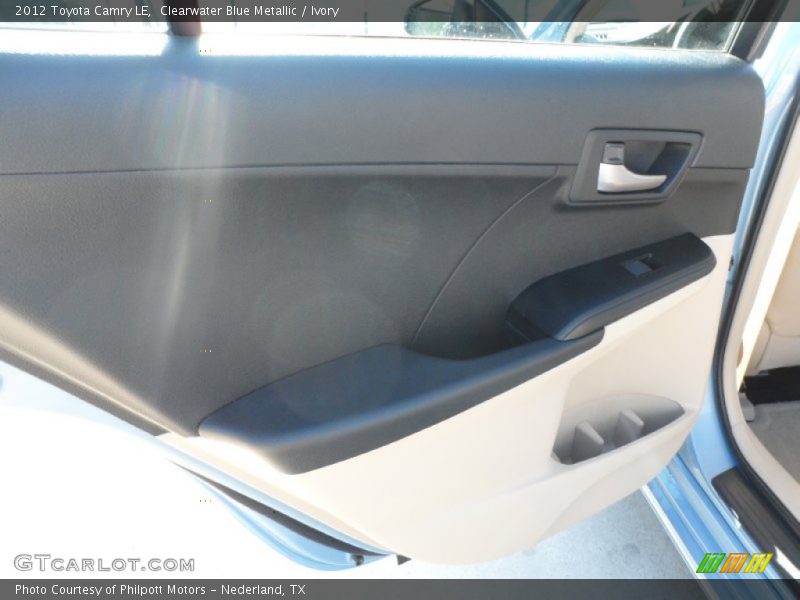 Clearwater Blue Metallic / Ivory 2012 Toyota Camry LE