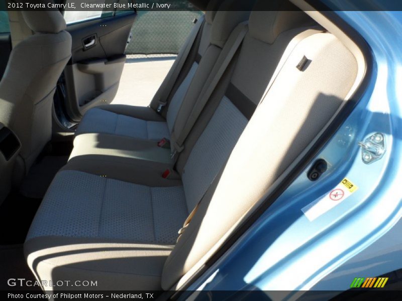 Clearwater Blue Metallic / Ivory 2012 Toyota Camry LE