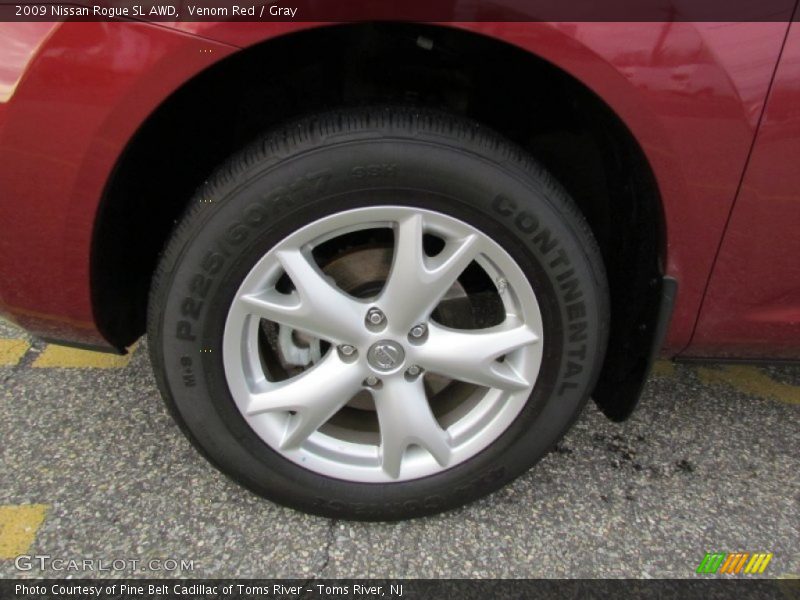 Venom Red / Gray 2009 Nissan Rogue SL AWD