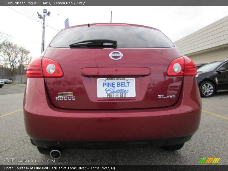 Venom Red / Gray 2009 Nissan Rogue SL AWD