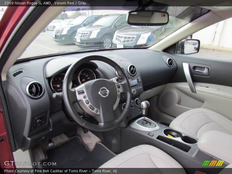 Venom Red / Gray 2009 Nissan Rogue SL AWD