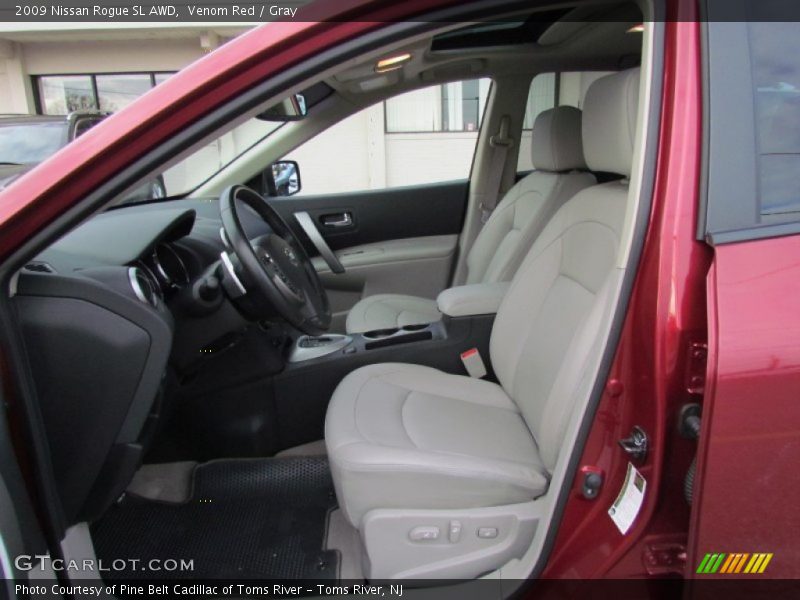 Venom Red / Gray 2009 Nissan Rogue SL AWD