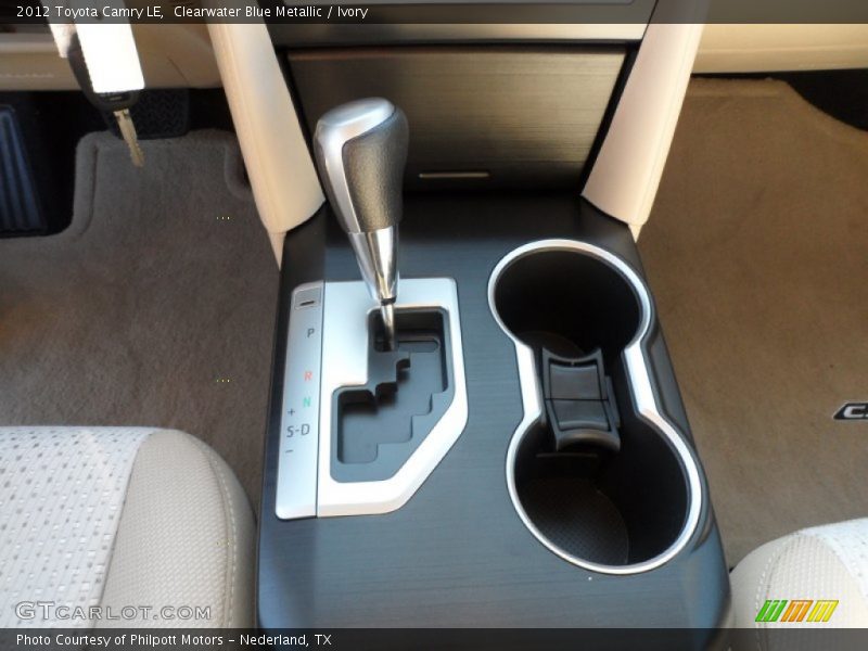Clearwater Blue Metallic / Ivory 2012 Toyota Camry LE