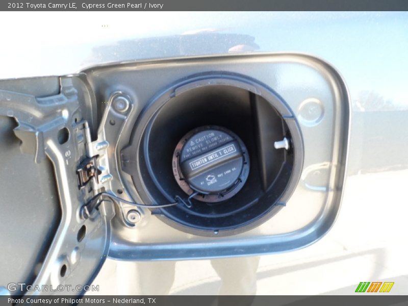 Cypress Green Pearl / Ivory 2012 Toyota Camry LE