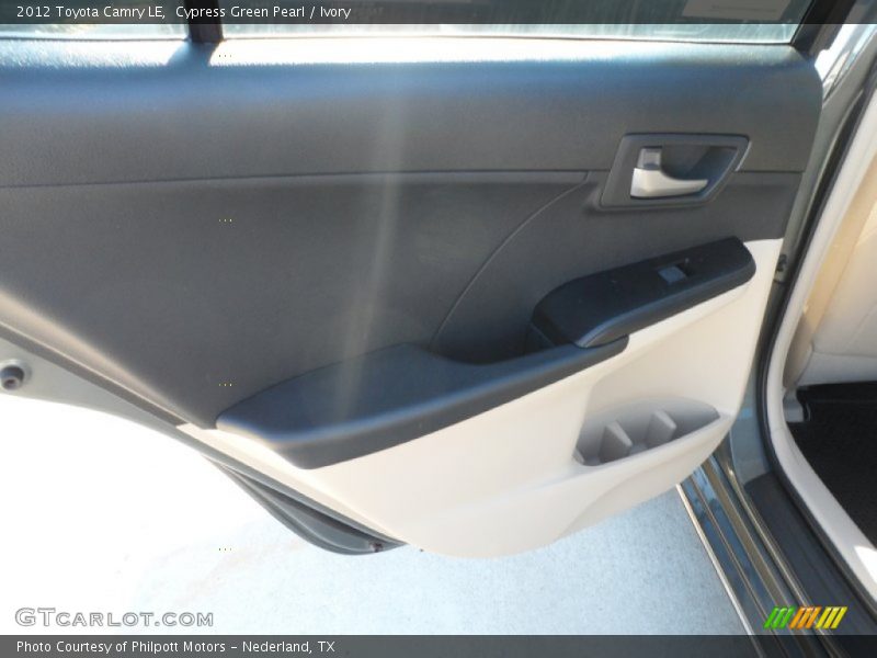 Cypress Green Pearl / Ivory 2012 Toyota Camry LE