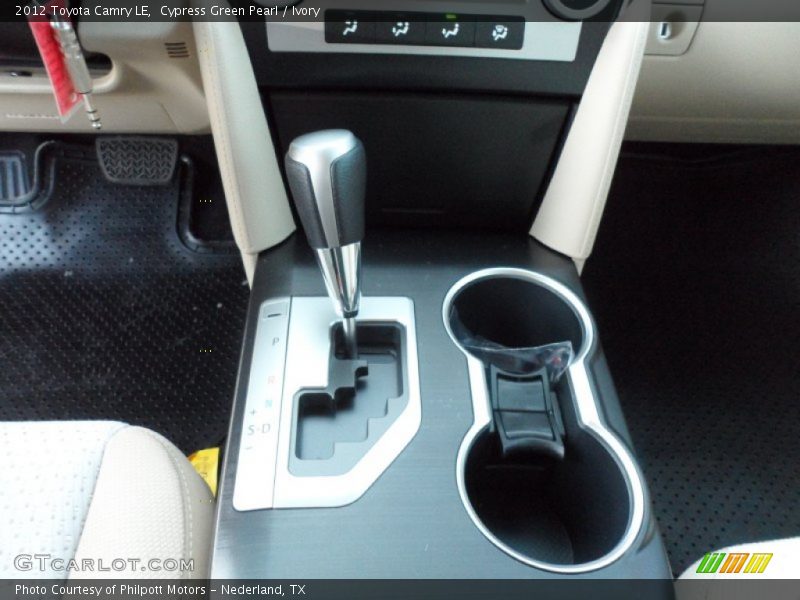 Cypress Green Pearl / Ivory 2012 Toyota Camry LE