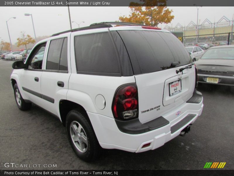 Summit White / Light Gray 2005 Chevrolet TrailBlazer LS 4x4