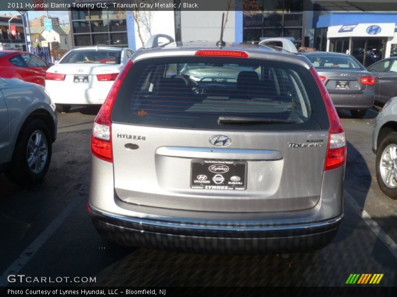Titanium Gray Metallic / Black 2011 Hyundai Elantra Touring GLS