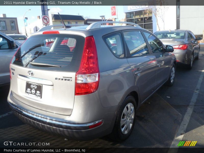 Titanium Gray Metallic / Black 2011 Hyundai Elantra Touring GLS