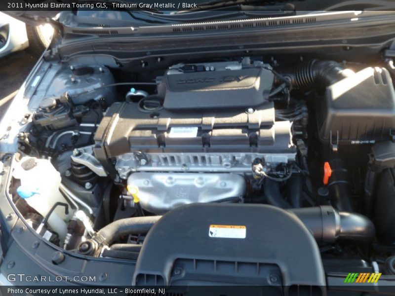 Titanium Gray Metallic / Black 2011 Hyundai Elantra Touring GLS