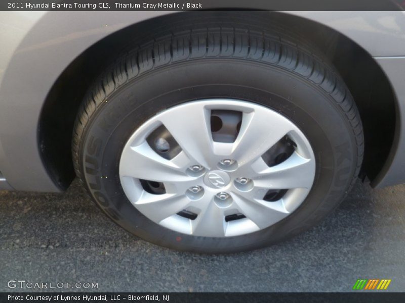 Titanium Gray Metallic / Black 2011 Hyundai Elantra Touring GLS