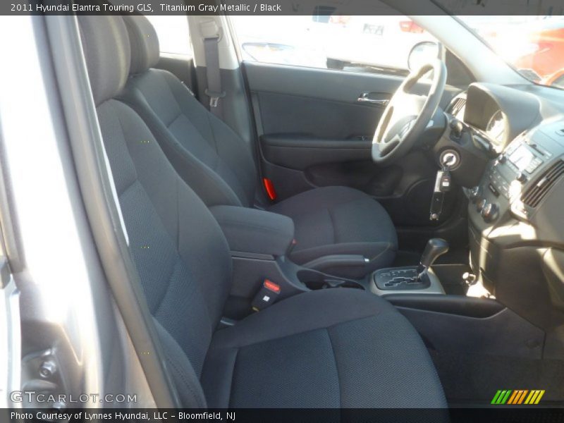 Titanium Gray Metallic / Black 2011 Hyundai Elantra Touring GLS