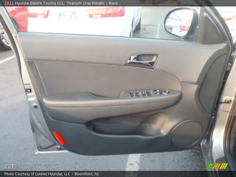Titanium Gray Metallic / Black 2011 Hyundai Elantra Touring GLS