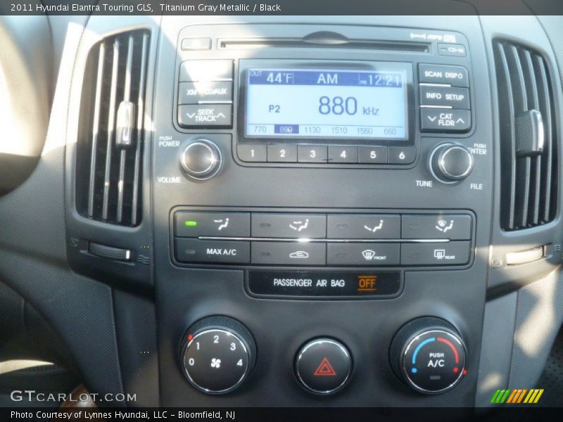 Titanium Gray Metallic / Black 2011 Hyundai Elantra Touring GLS