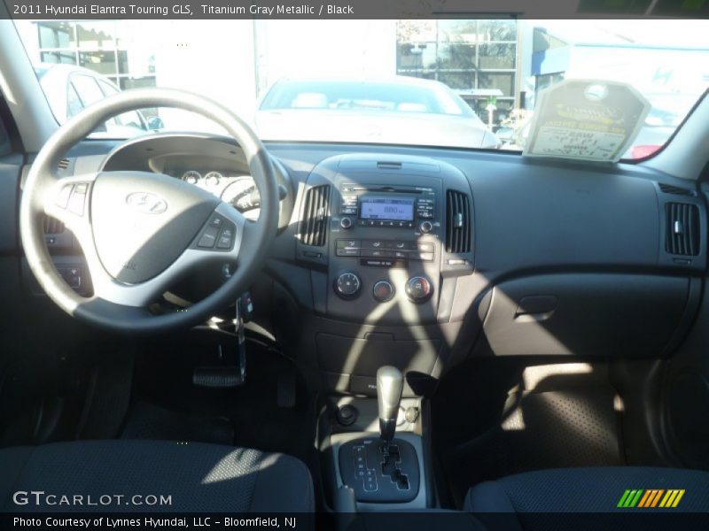 Titanium Gray Metallic / Black 2011 Hyundai Elantra Touring GLS