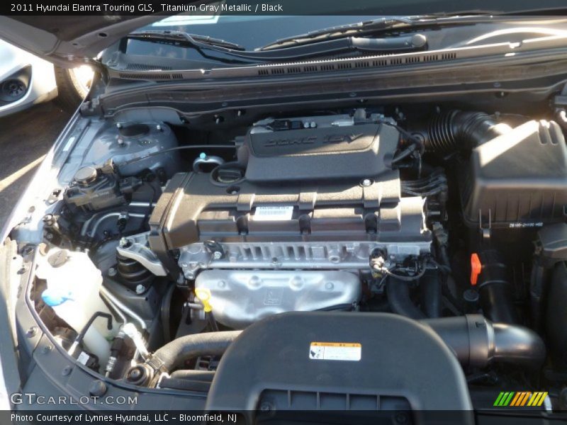 Titanium Gray Metallic / Black 2011 Hyundai Elantra Touring GLS