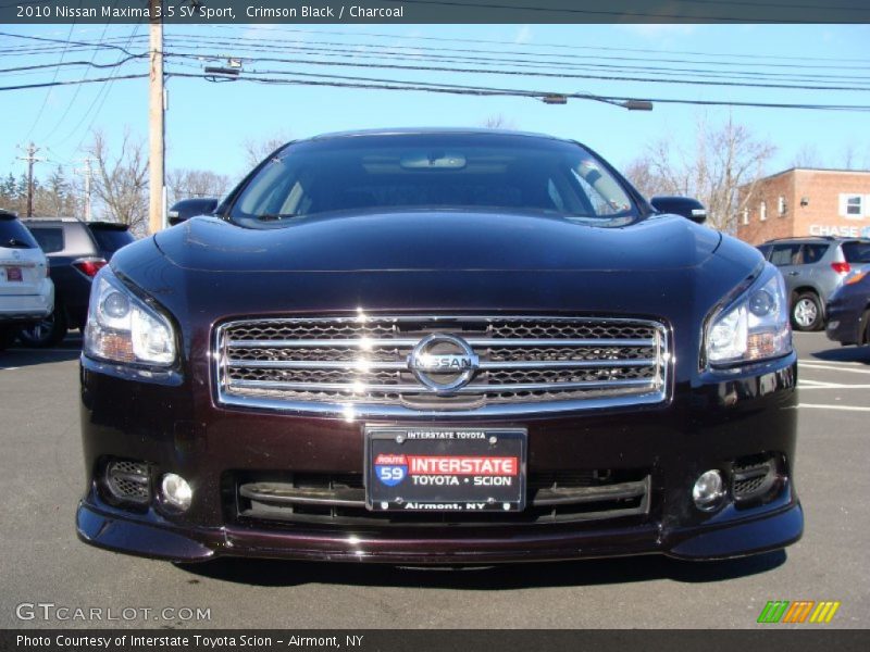 Crimson Black / Charcoal 2010 Nissan Maxima 3.5 SV Sport