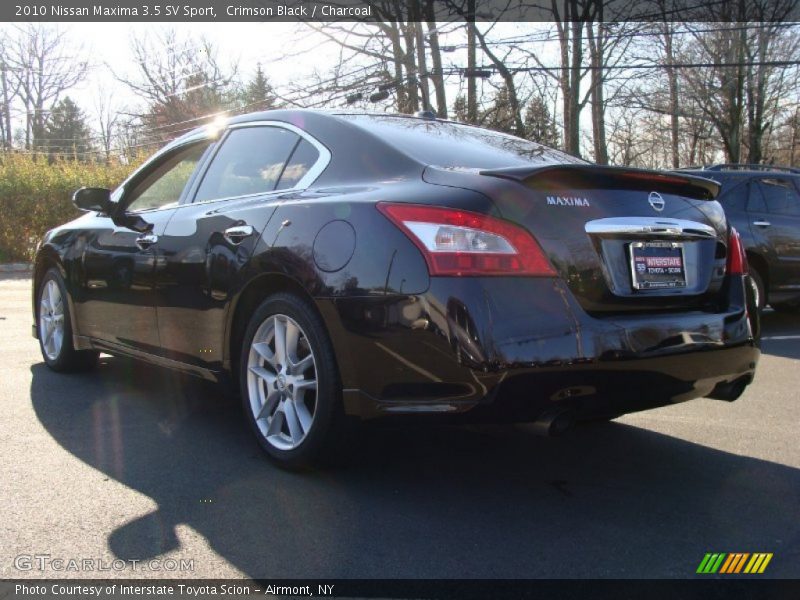 Crimson Black / Charcoal 2010 Nissan Maxima 3.5 SV Sport