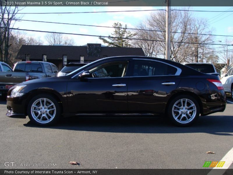 Crimson Black / Charcoal 2010 Nissan Maxima 3.5 SV Sport