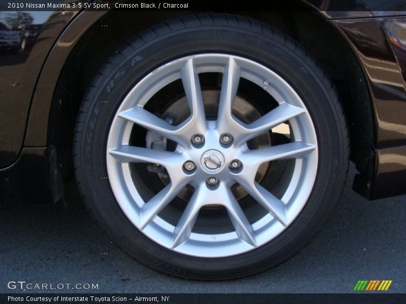 Crimson Black / Charcoal 2010 Nissan Maxima 3.5 SV Sport