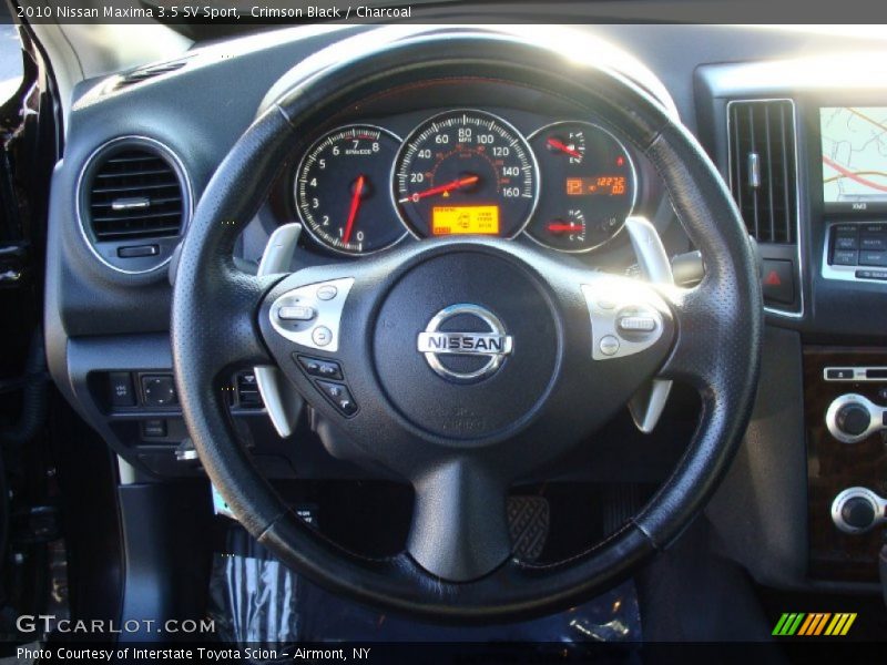 Crimson Black / Charcoal 2010 Nissan Maxima 3.5 SV Sport