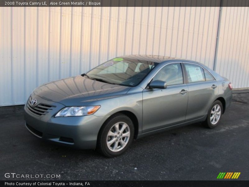Aloe Green Metallic / Bisque 2008 Toyota Camry LE