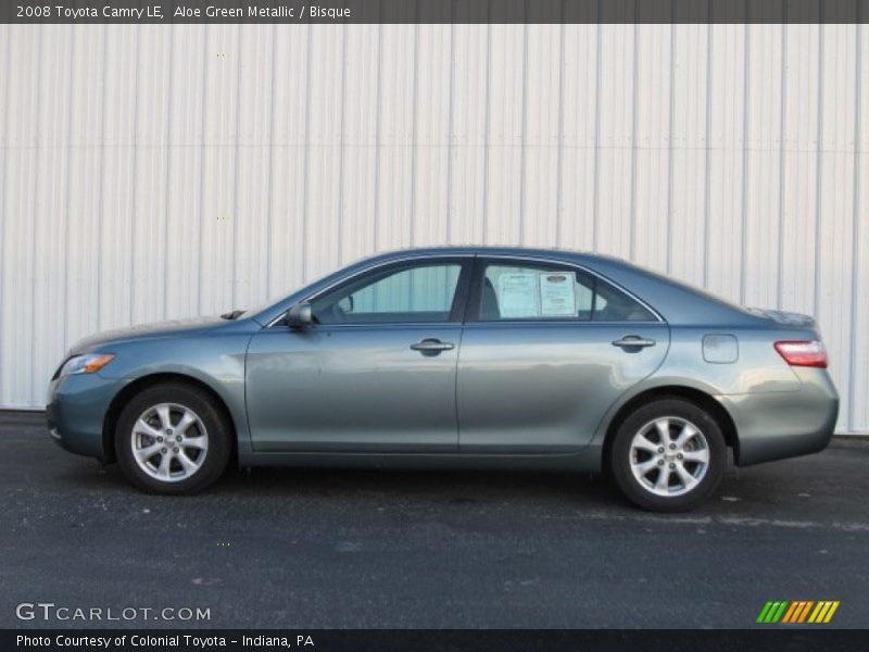 Aloe Green Metallic / Bisque 2008 Toyota Camry LE
