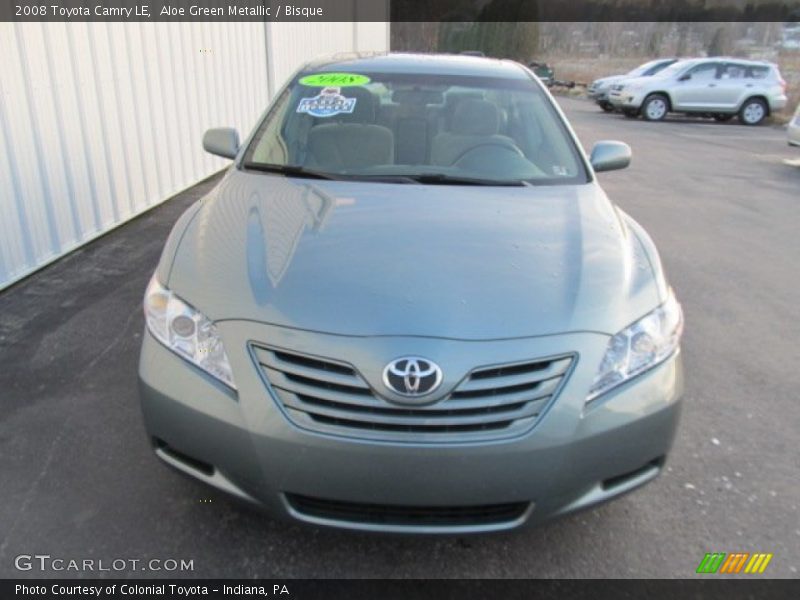 Aloe Green Metallic / Bisque 2008 Toyota Camry LE