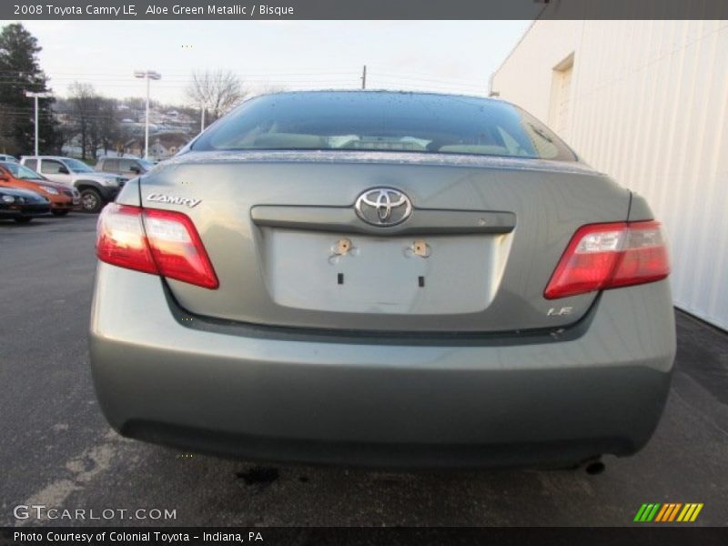 Aloe Green Metallic / Bisque 2008 Toyota Camry LE