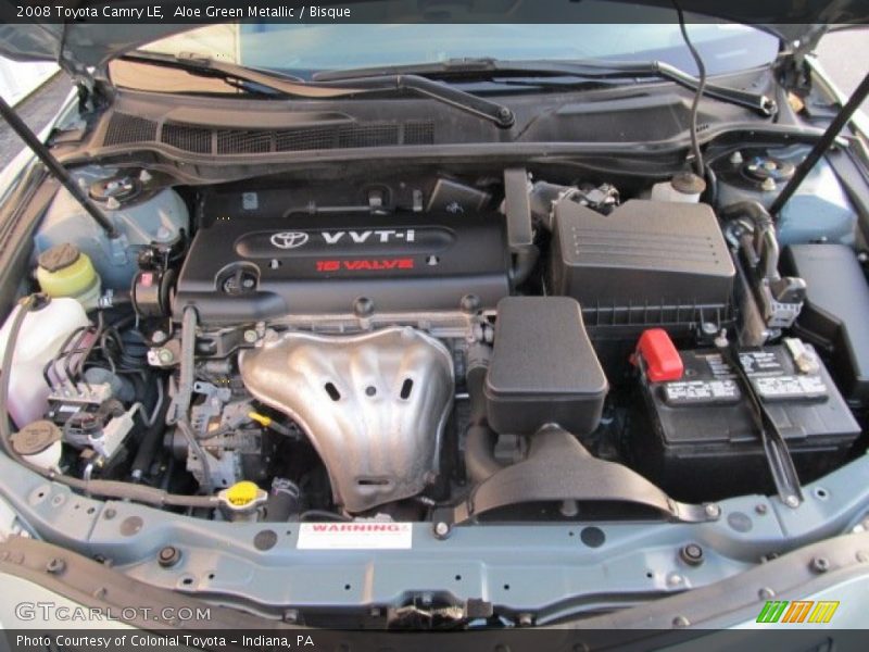 Aloe Green Metallic / Bisque 2008 Toyota Camry LE