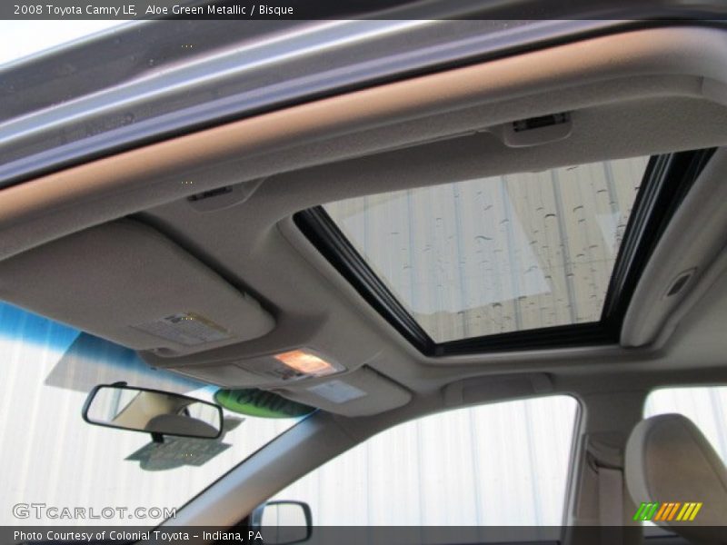 Aloe Green Metallic / Bisque 2008 Toyota Camry LE