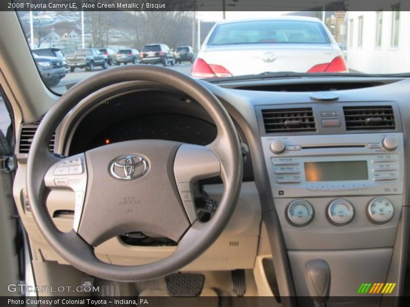 Aloe Green Metallic / Bisque 2008 Toyota Camry LE