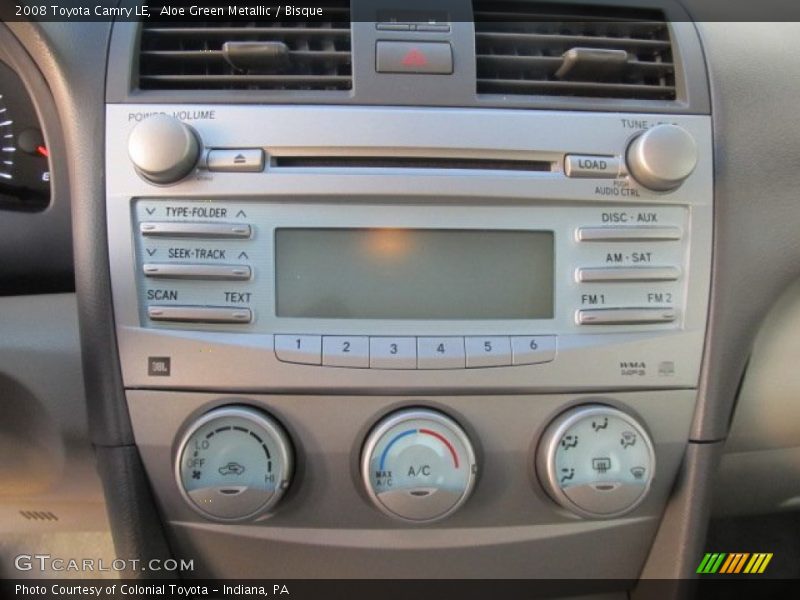 Aloe Green Metallic / Bisque 2008 Toyota Camry LE